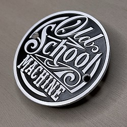 Old School Machine, harley, point cover, ignition cover, sportster, 1340, big twin