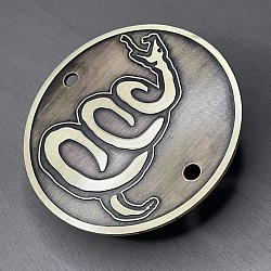 Laiton patine bronze, harley, point cover, ignition cover, sportster, 1340, big twin