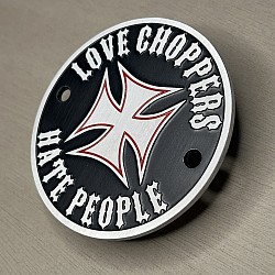Love Choppers, harley, point cover, ignition cover, sportster