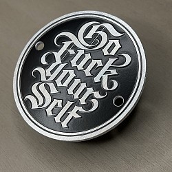 Go Fuck your Self, harley, point cover, ignition cover, sportster, 1340, big twin