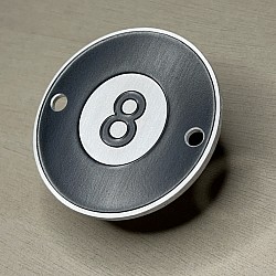 N°8, harley, point cover, ignition cover, sportster, 1340, big twin