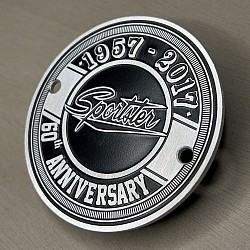 60th Anniversary, harley, point cover, ignition cover, sportster, 1340, big twin